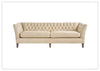 Universal Furniture Duncan 2-Seater Sofa in Beige Leather