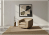 Universal Furniture Fitz Leather Brown Swivel Chair-Jenni Home