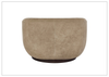 Universal Furniture Fitz Leather Brown Swivel Chair-Jenni Home