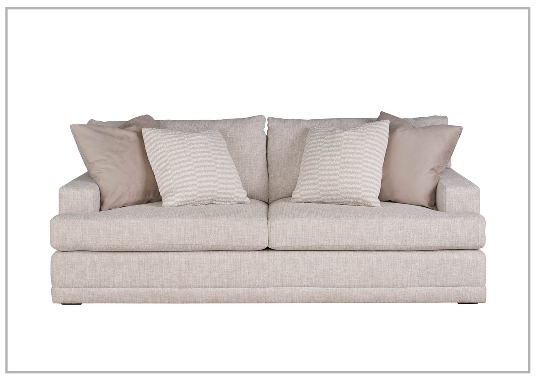 Universal Furniture Hadlee Sofa in Beige With Tweed Sisal Finish