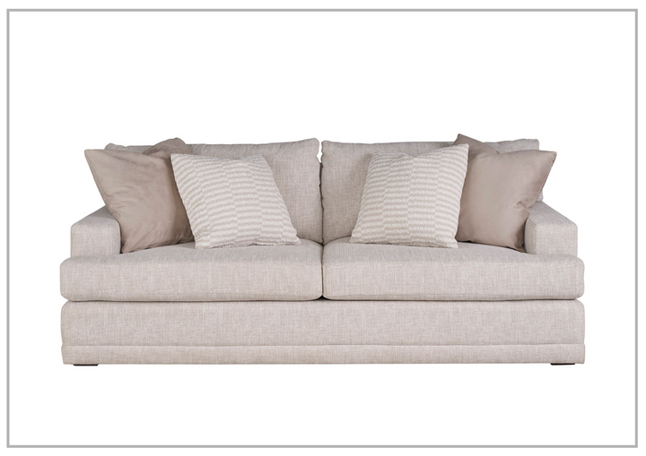 Universal Furniture Hadlee Sofa in Beige With Tweed Sisal Finish