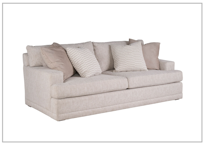 Universal Furniture Hadlee Sofa in Beige With Tweed Sisal Finish