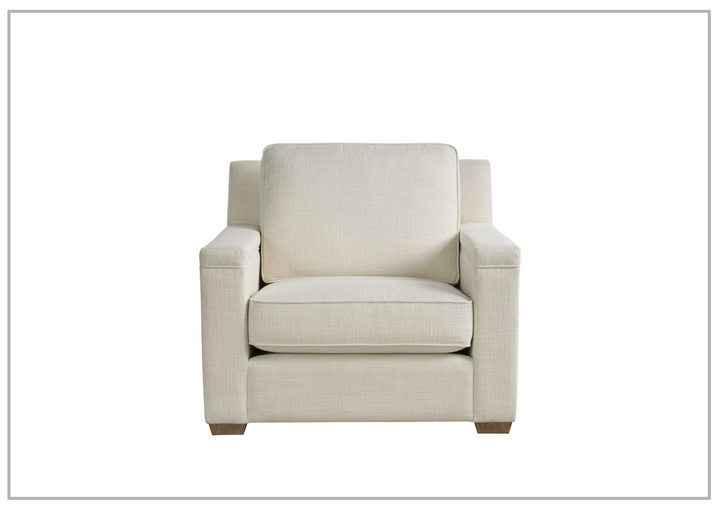 Universal Furniture Leah Beige Fabric Rectangular Sofa Chair-Jenni Home