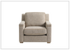 Universal Furniture Liam Fabric Brown Sofa Chair with Cushioned Back-Jenni Home