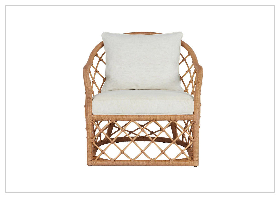 Miramar Fabric Accent Chair | Rattan Frame | Universal Furniture