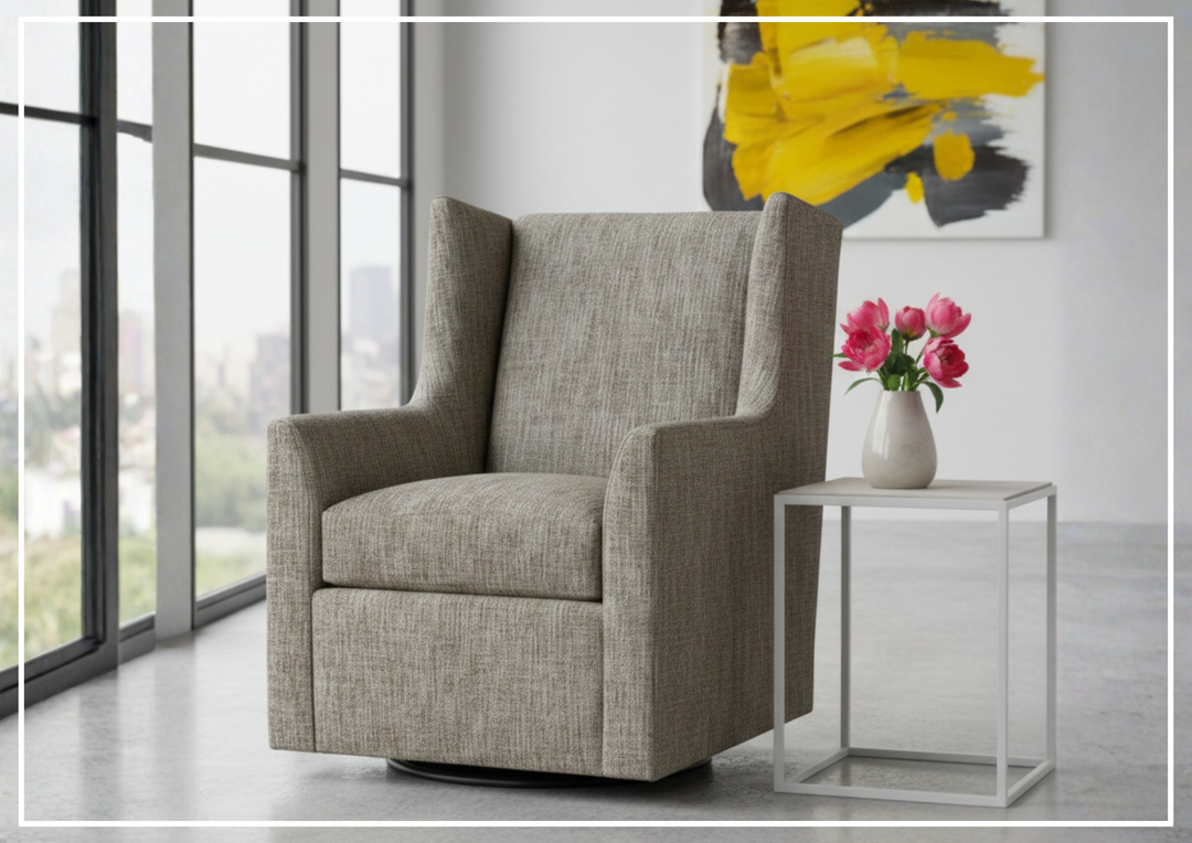 Universal Furniture Newhall Fabric Swivel Glider Chair-Jenni Home