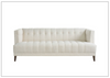 Universal Furniture Paxton 3-Seater Fabric Sofa in Ivory-jennihome.com