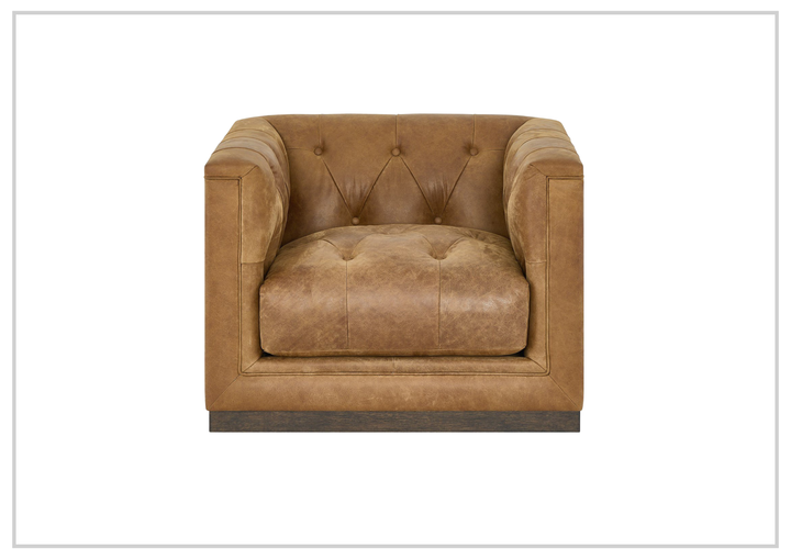 Universal Furniture Quinn Leather Swivel Accent Chair-Jenni Home