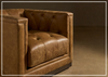 Universal Furniture Quinn Leather Swivel Accent Chair-Jenni Home