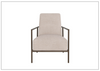 Universal Reese Upholstery Fabric Accent Chair - Beige