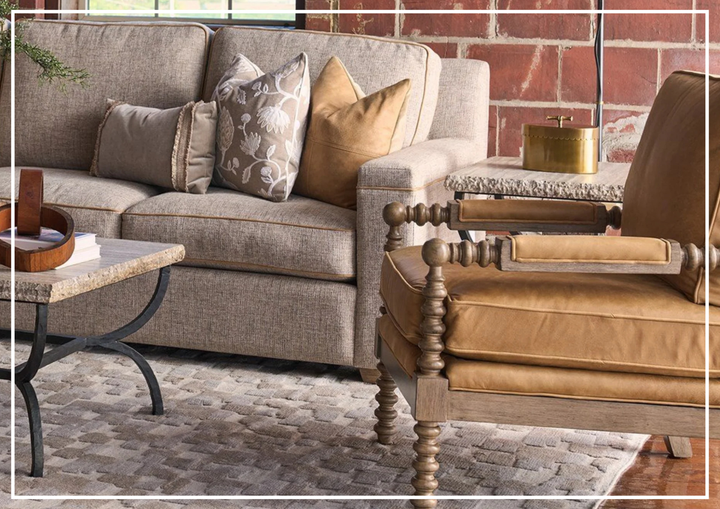 Soho Leather Chair | Plush Cushioning | Universal Furniture