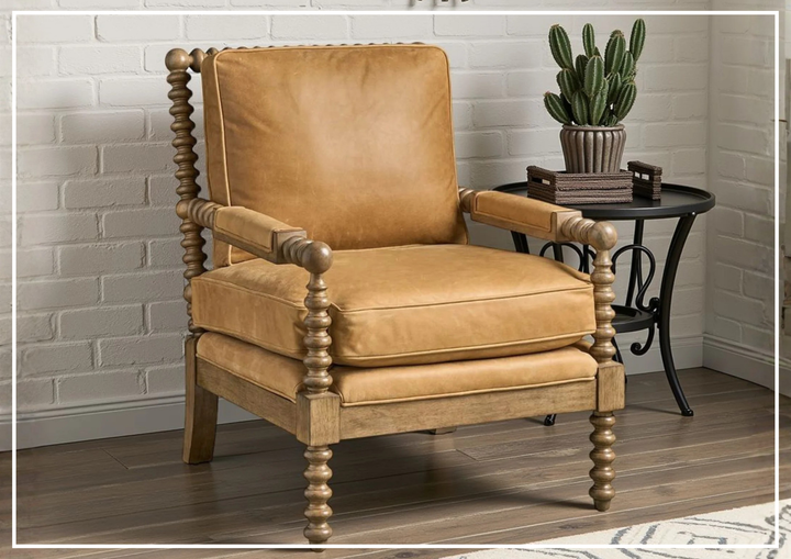Soho Leather Chair | Plush Cushioning | Universal Furniture
