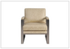 Universal Furniture Corbin Brown Leather Accent Chair