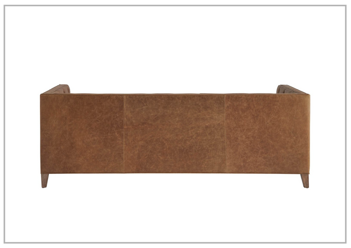 Universal Furniture Griffith Park Wenston 3-Seater Sofa in Brown with Bolster Cushions
