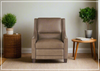 Universal Furniture Kelce Dual Power Motion Recliner Chair in Brown-sofabed.com