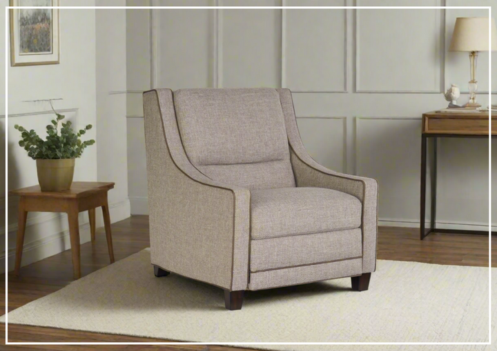 Universal Furniture Kelce Dual Power Motion Recliner Chair in Brown-sofabed.com