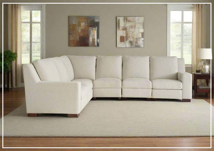 Universal Furniture Rhodes Fabric Power Reclining Sectional Sofa