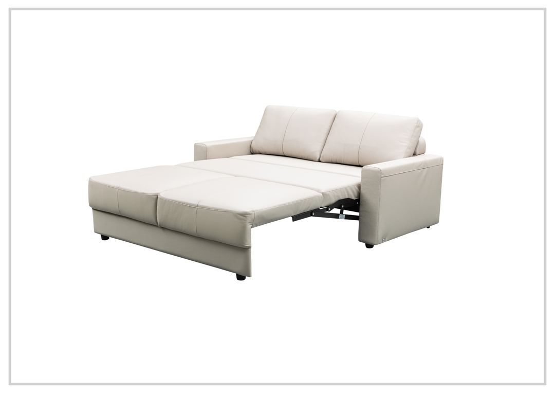 Klaussner Beltoni Sleeper Sofa in Leather and Fabric Option