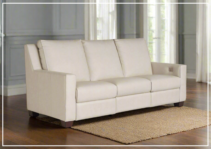 Universal Furniture Tucker Power Reclining Sofa in Fabric/Leather
