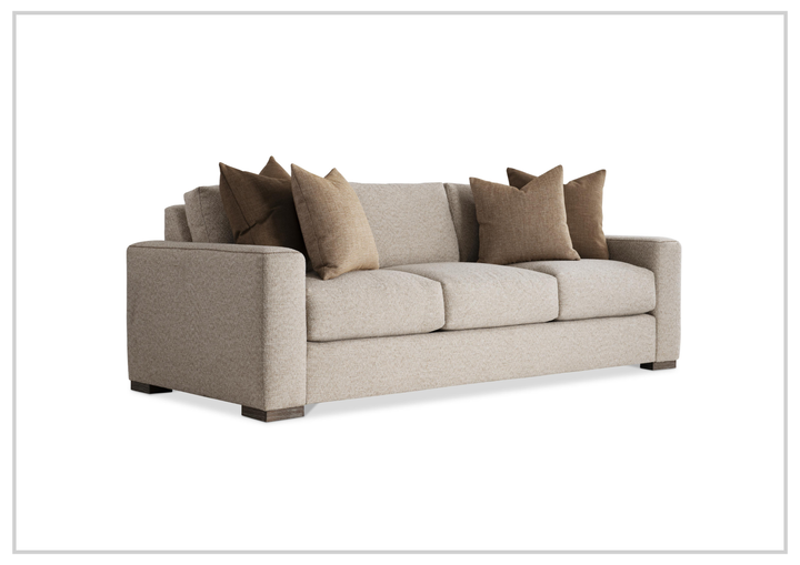 Vaughn Fabric Sofa | Oversized Track Arm | Throw Pillows | Bernhardt - Jennihome