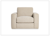 Vaughn Fabric Swivel Chair | Oversized Track Arm | Bernhardt