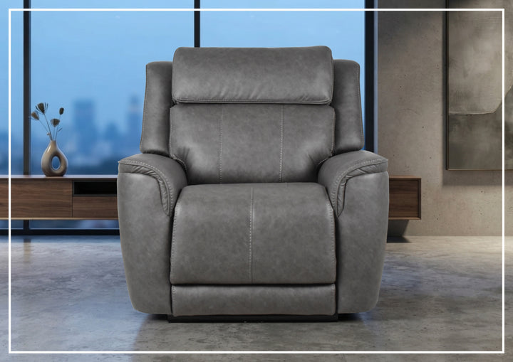 Velisse Fabric Power Recliner Chair| Adjustable Headrest | Klaussner