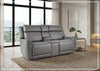 Velisse Fabric Power Reclining Loveseat Sofa | Adjustable Headrest | Built-in Audio System| Klaussner-Jennihome