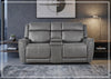 Velisse Fabric Power Reclining Loveseat Sofa | Adjustable Headrest | Built-in Audio System| Klaussner-Jennihome