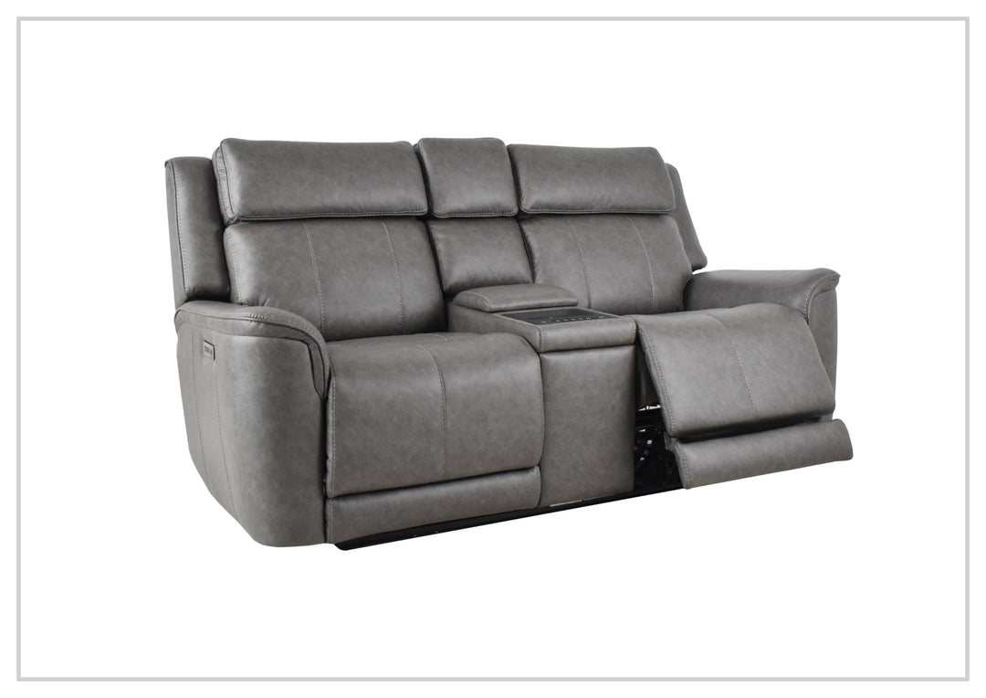 Velisse Fabric Power Reclining Loveseat Sofa | Adjustable Headrest | Built-in Audio System| Klaussner-Jennihome