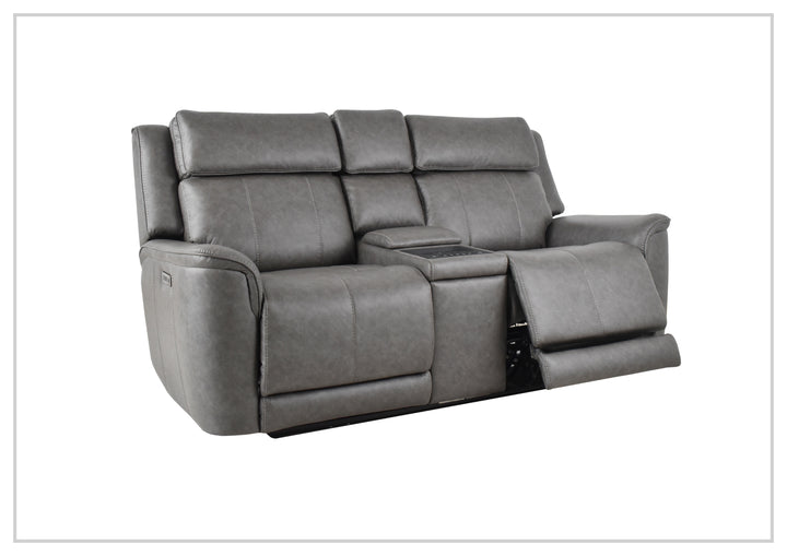 Velisse Fabric Power Reclining Loveseat Sofa | Adjustable Headrest | Built-in Audio System| Klaussner-Jennihome