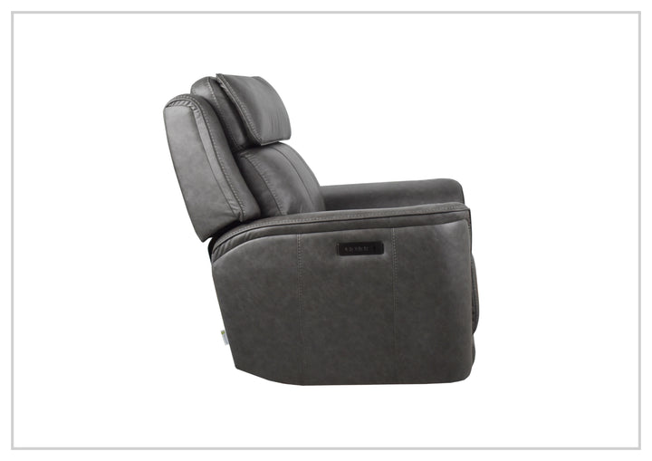 Velisse Fabric Power Reclining Loveseat Sofa | Adjustable Headrest | Built-in Audio System| Klaussner