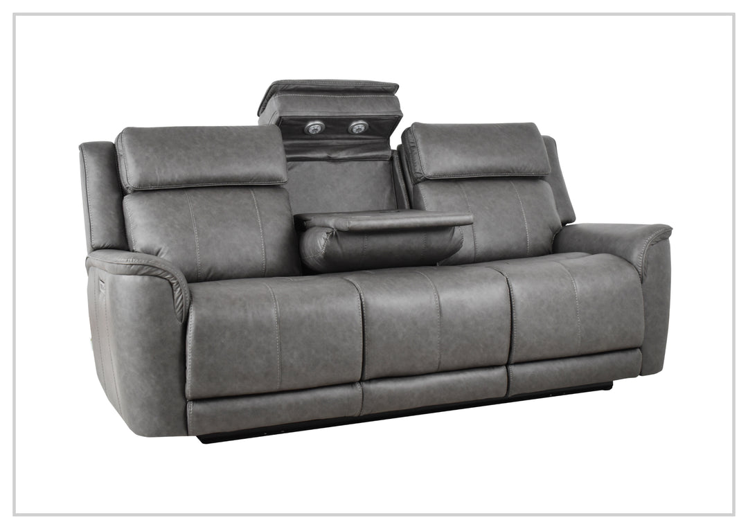 Velisse Fabric Power Reclining Sofa | Adjustable Headrest | Klaussner