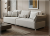 Velluto 4-Seater Sofa | Grey | Klaussner