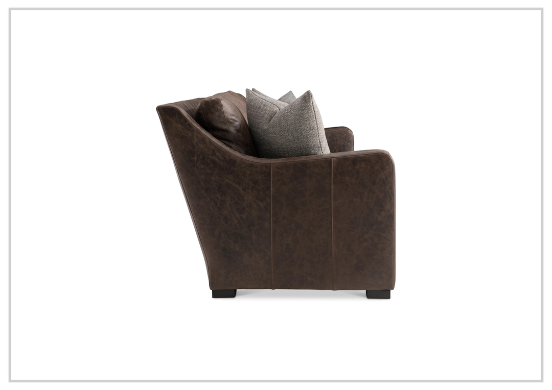 Ventura Leather Sofa | Curved Track Arms | Bernhardt-Jennihome
