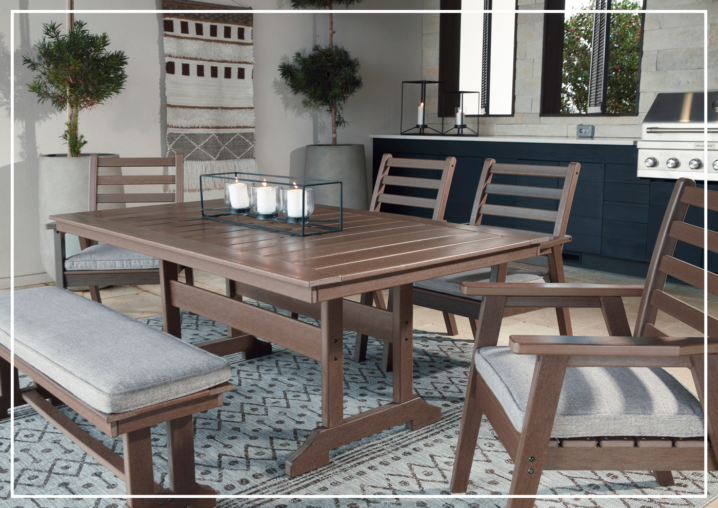 Vespera Vantage HDPE Outdoor Dining Table