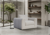 Vista Fabric Swivel Chair | Oversized Track Arms | 360° Swivel | Bernhardt