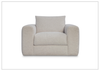 Vista Fabric Swivel Chair | Oversized Track Arms | 360° Swivel | Bernhardt