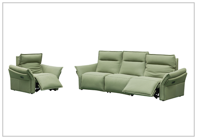 Gio Italia Vittoria 3-Seater Leather Power Reclining Sofa