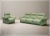 Vittoria 3-Seater Leather Power Reclining Sofa in Bold Green by Gio Italia - Jennihome