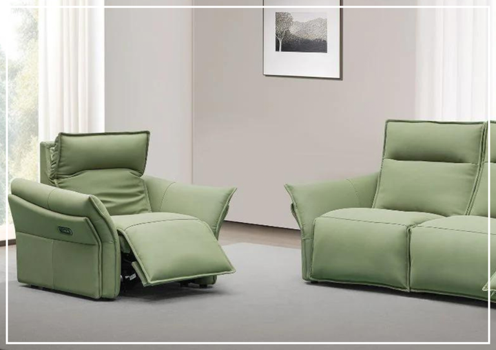 Vittoria Power Reclining Chair with Adjustable Headrest and Footrest- Jennihome