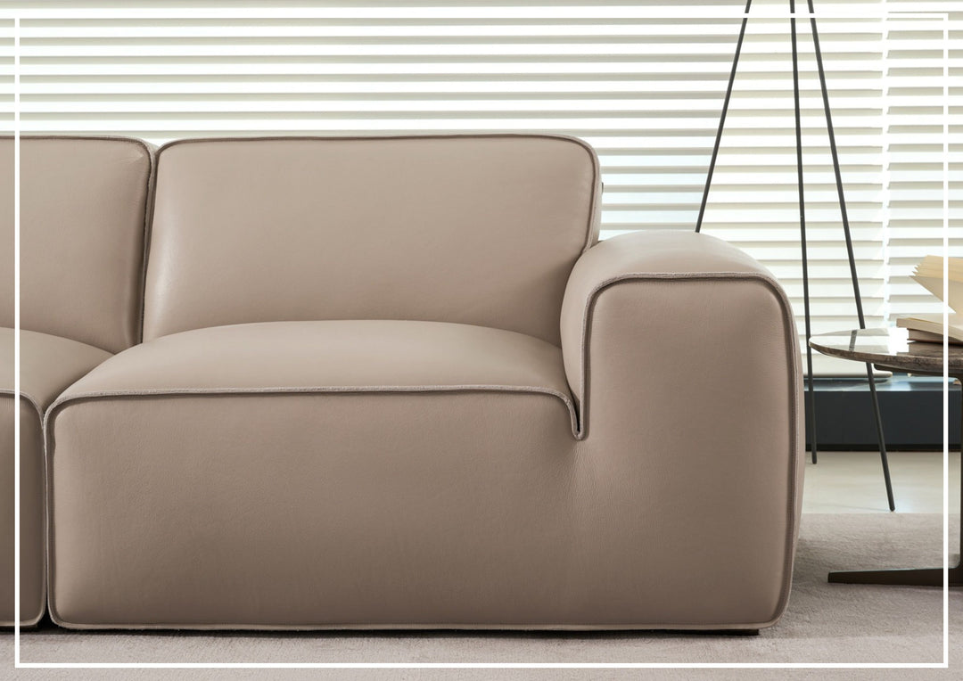 Westaro Contemporary Leather Sofa | Deep Seating | Gio Italia-Jennihome