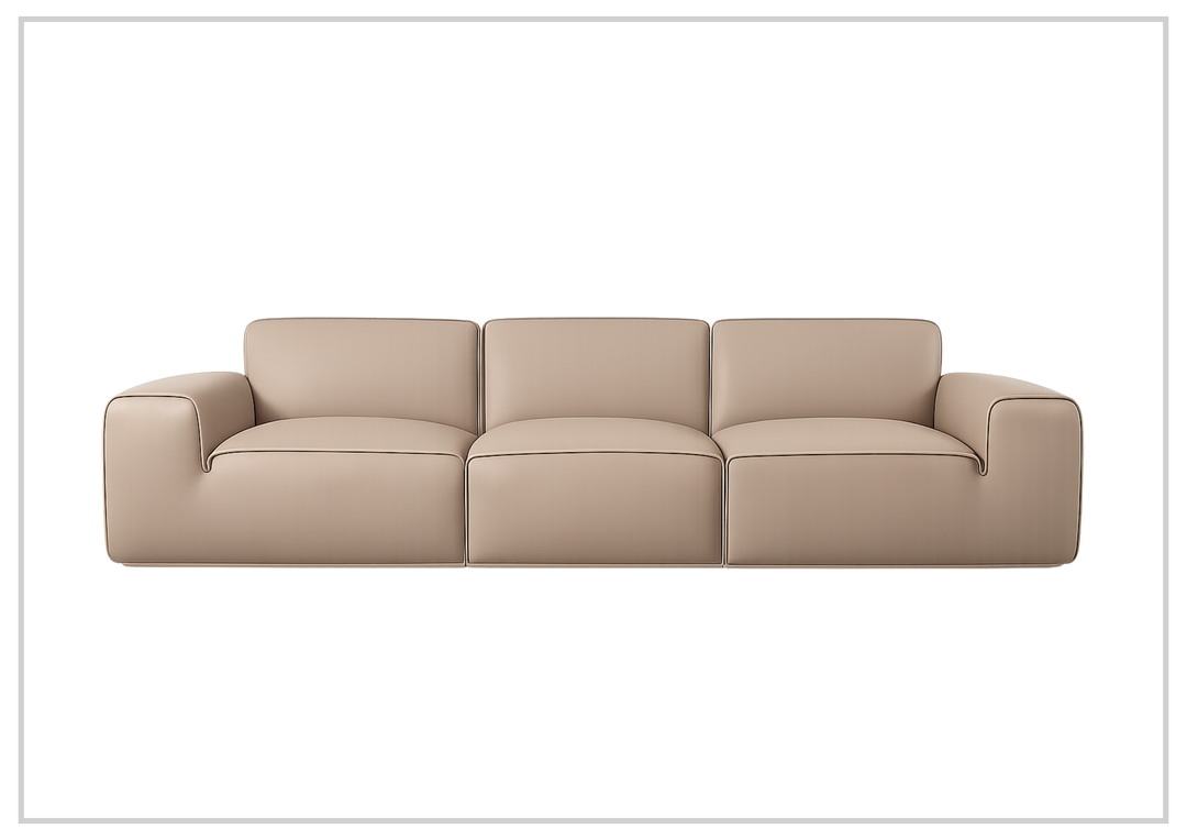 Westaro Contemporary Leather Sofa | Oversized Deep Seating | Gio Italia - Jenni Home