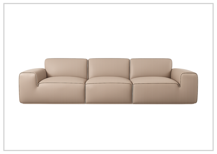Westaro Contemporary Leather Sofa | Oversized Deep Seating | Gio Italia - Jenni Home