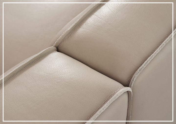 Westaro Contemporary Leather Sofa | Oversized Deep Seating | Gio Italia - Jenni Home
