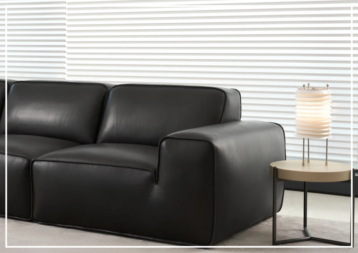 Westaro Oversized Leather Sofa | Deep Seating | Gio Italia-Jennihome