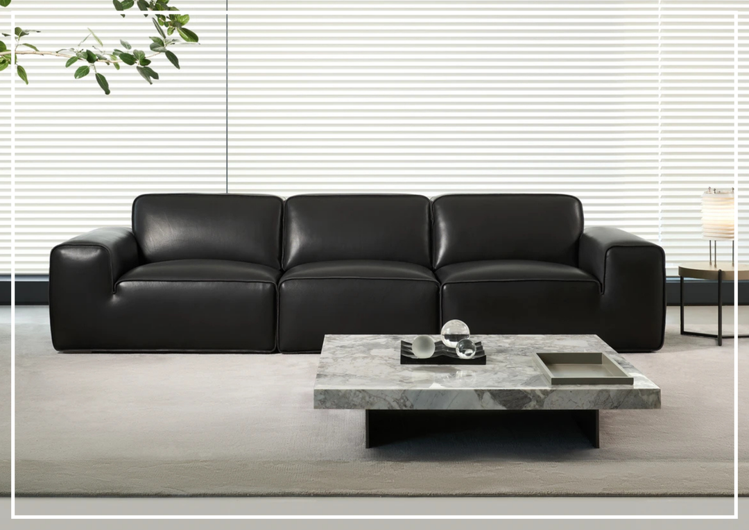 Westaro Oversized Leather Sofa | Deep Seating | Gio Italia-Jennihome