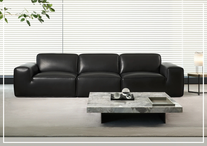 Westaro Oversized Leather Sofa | Deep Seating | Gio Italia-Jennihome