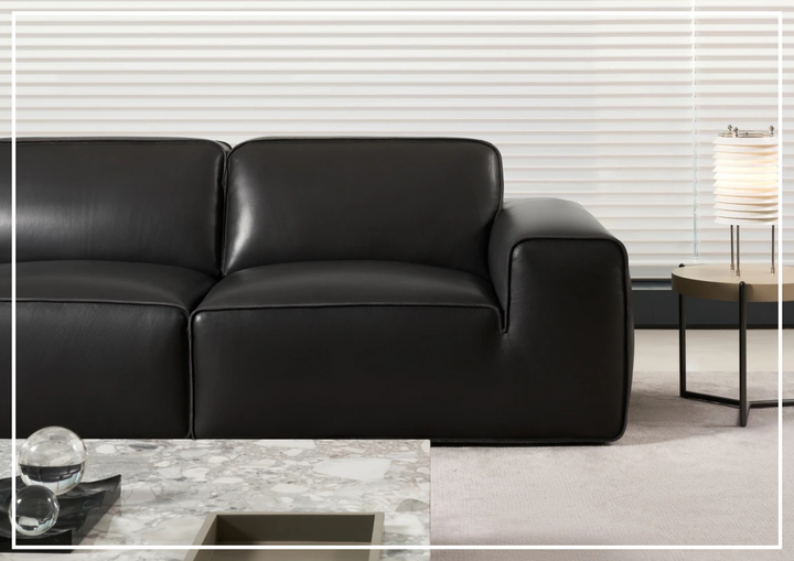 Westaro Oversized Leather Sofa | Deep Seating | Gio Italia-Jennihome