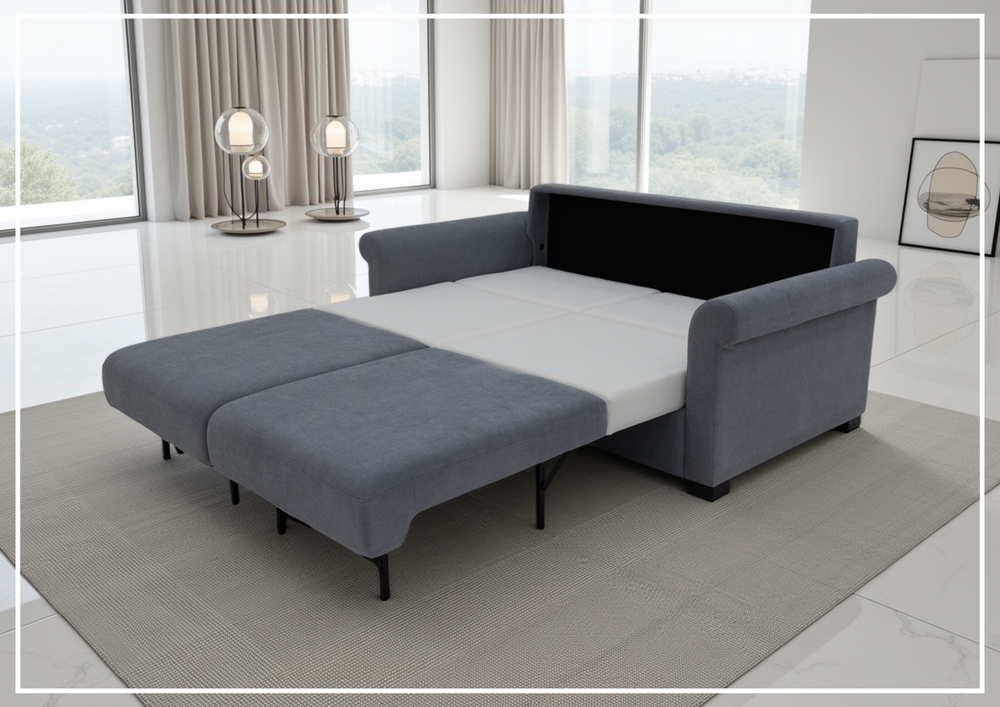 Klaussner Winslowe Fabric Sleeper Sofa with Premium High-Resiliency Foam Support-Jennihome