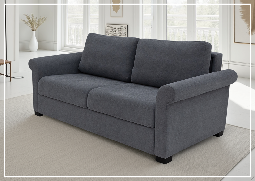 Klaussner Winslowe Fabric Sleeper Sofa with Premium High-Resiliency Foam Support-Jennihome